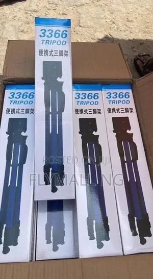 Adjustable 3366 Tripod Stand for Cameras and Phones
