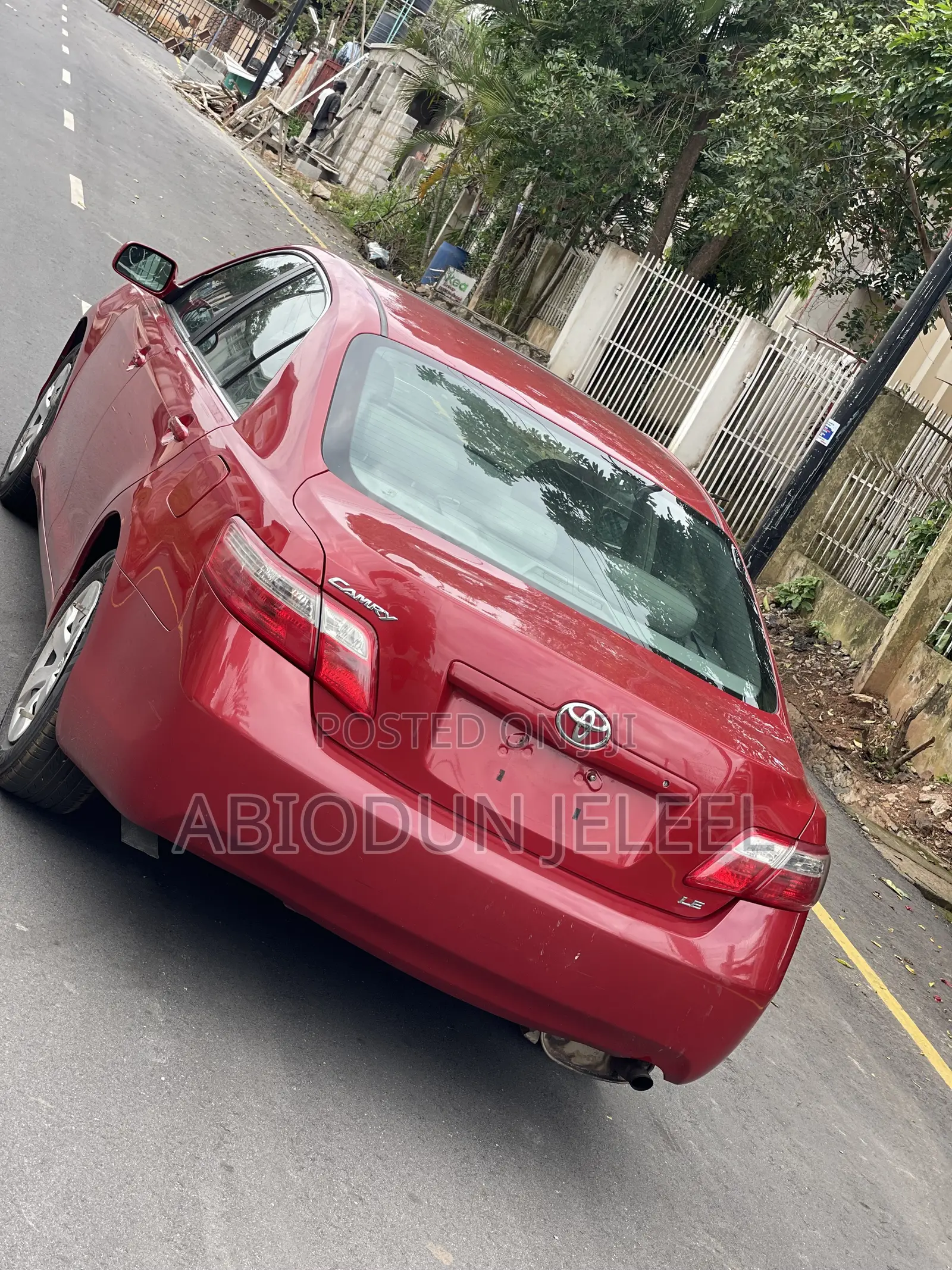 Toyota Camry 2008 Red