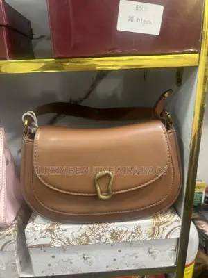 Brown Handbag With Extra Long Strand
