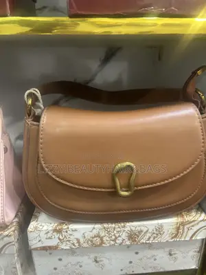 Brown Handbag With Extra Long Strand