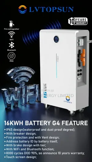 16kwh Lvtopsun Lithium Battery G4 10-Years Warranty