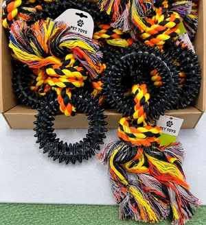 Nunbell Strong Rubber and Rope Pet Toy (0338)