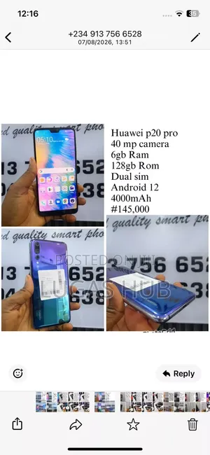 Huawei P20 Pro 128 GB Black