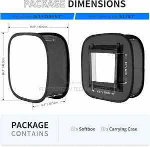 Portable Collapsible Led 800 Led 600 Softbox Diffuser