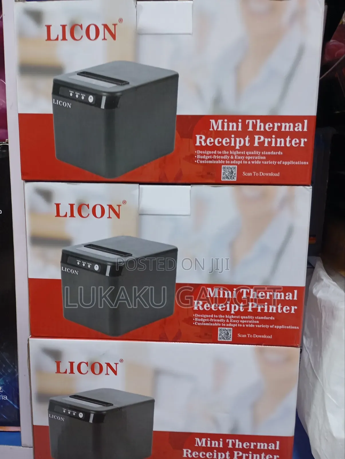 80mm Licon Mini Thermal Receipt Printer