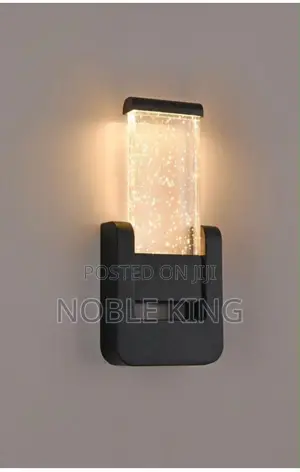 Modern Outdoor Waterproof Wall Lamp Crystal Simple Design for Garden