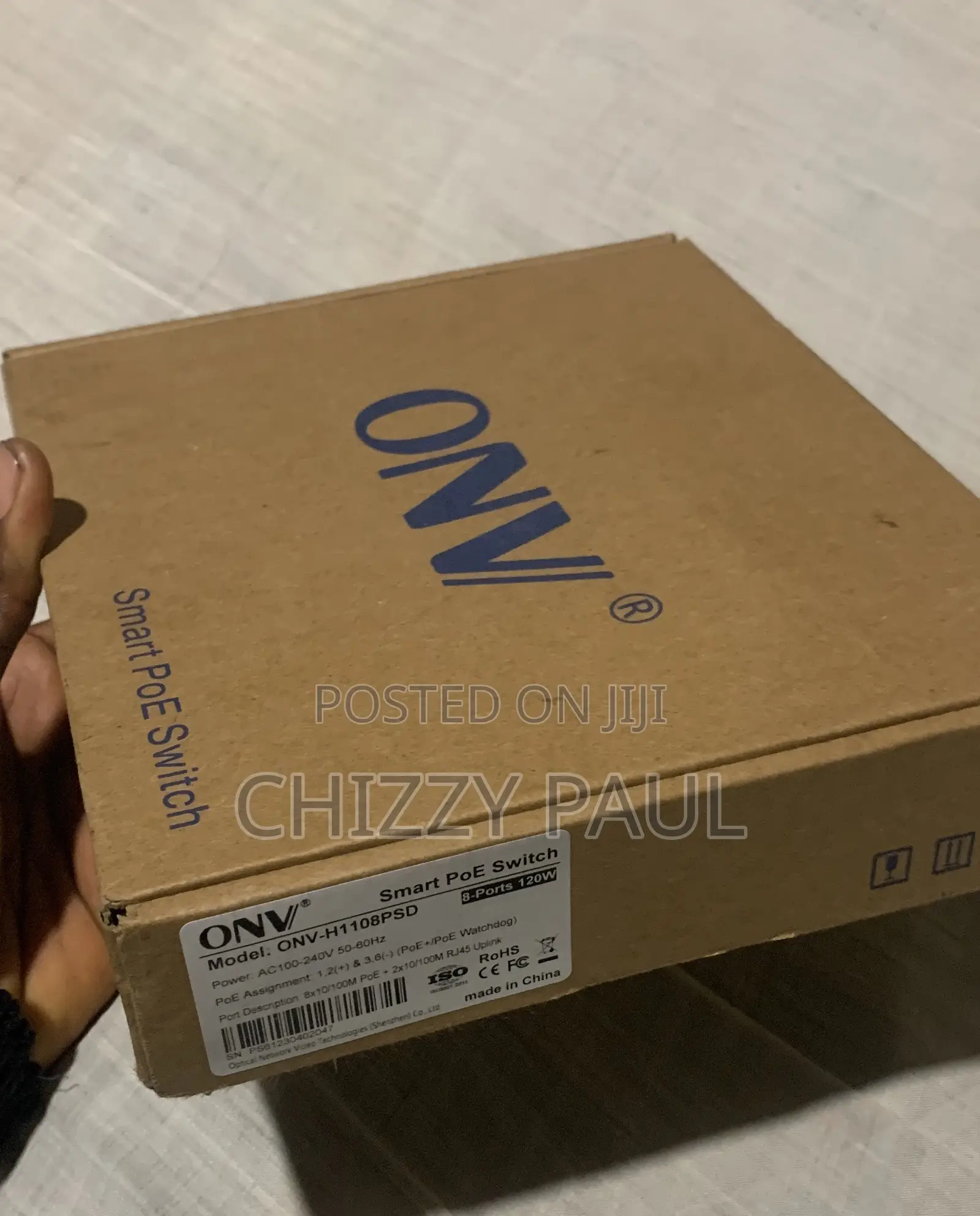 ONV 8 Port Poe Switch
