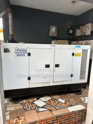 2021 Perkins 80KVA Soundproof Diesel Generator + 1000L Tank