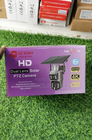 GZ Sony HD Dual Lens Solar PTZ Camera
