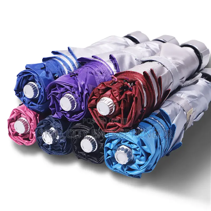 Silver Pocket Umbrella