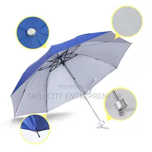 Silver Pocket Umbrella