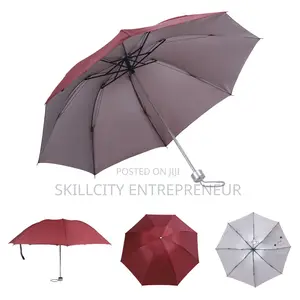 Silver Pocket Umbrella