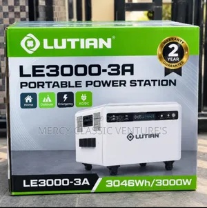 LUTIAN LE3000-3A All-in-One Portable Power Station – 3000W / 3046Wh
