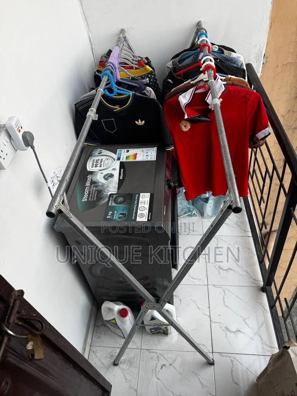 Outdoor Foldable Telescopic and Clothes Dryer Hanger- Rack
