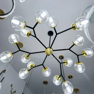 Nordic Glass Ball Lamp Modern Led Ceiling Chandelier