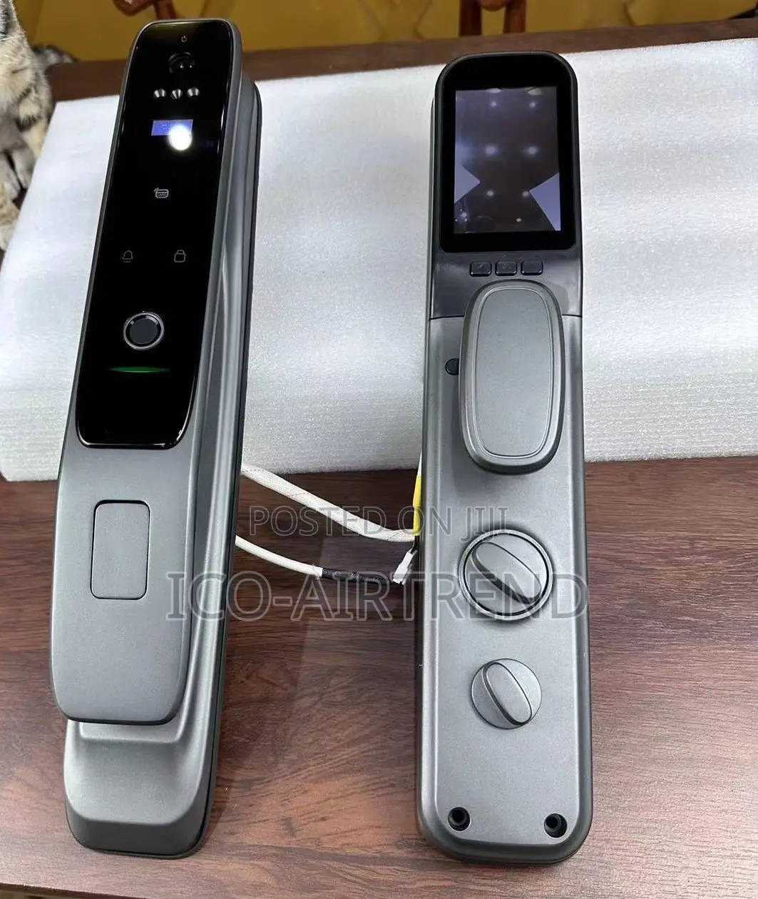 3D Cat Eye Face Recognition Smart Lock +Remote Control, Fingerprint