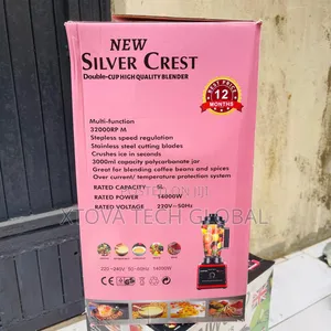 Silver Crest 5L Double-Cup Blender Grinder