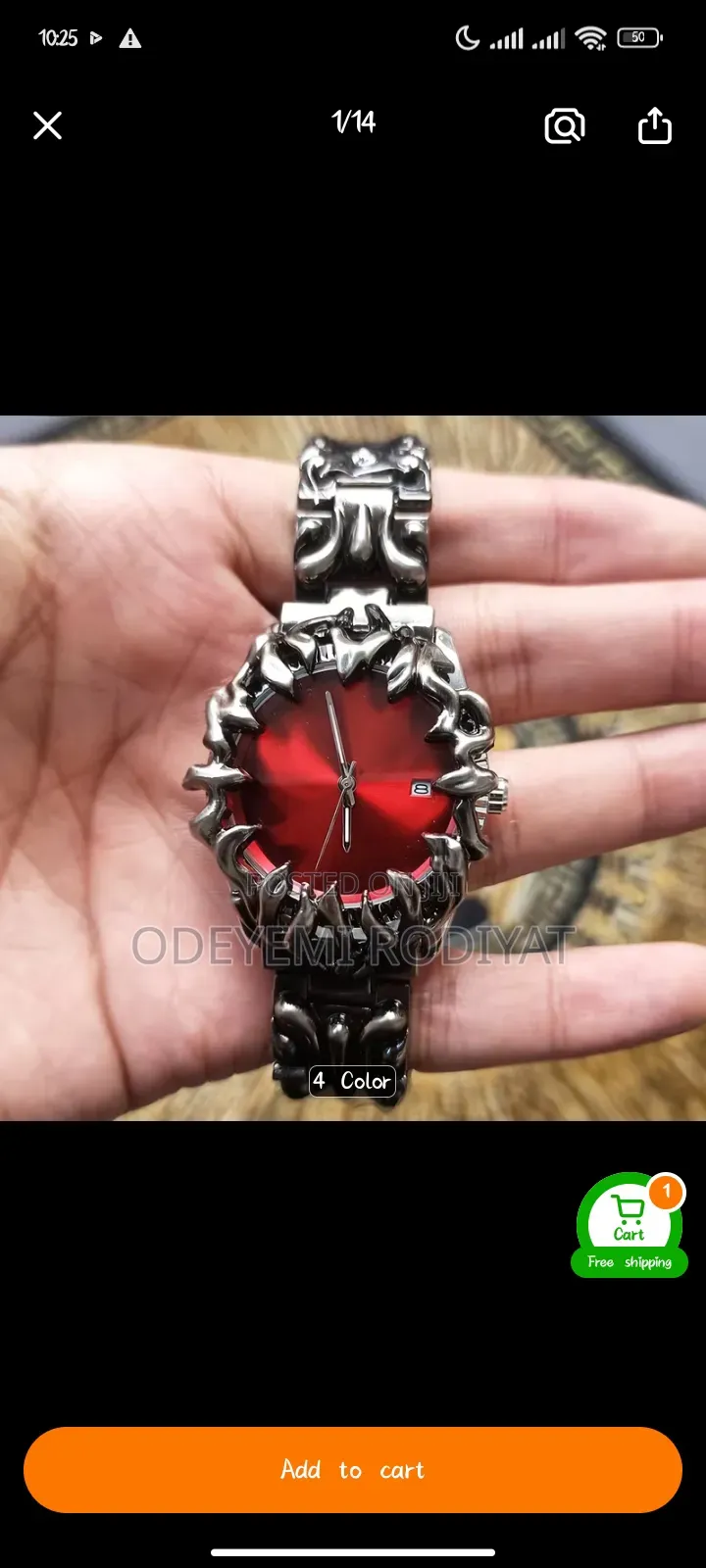 Alabaster Spider Web Watch