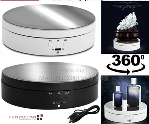 360° Electric Motorized Rotating Display Stand Photography Show Holder