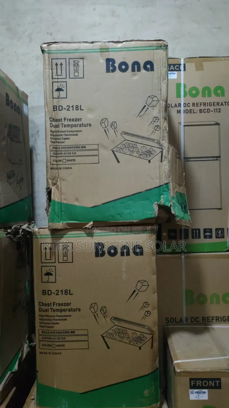 Bona 218liters Freezer Dc/ AC