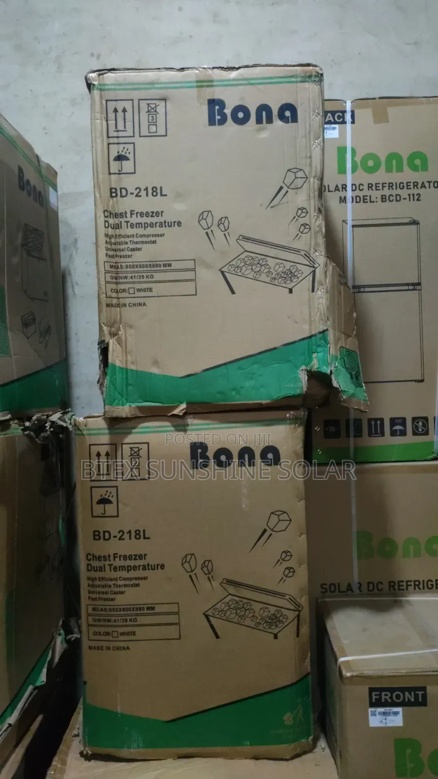 Bona 218liters Freezer Dc/ AC