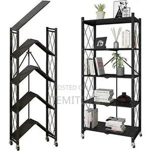 Strong 5 Layers Shelf- Foldable Storage Organizer Racks