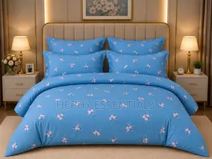 Premium Cotton Bedding Set | Bedsheet, Duvet Pillowcases 6x6