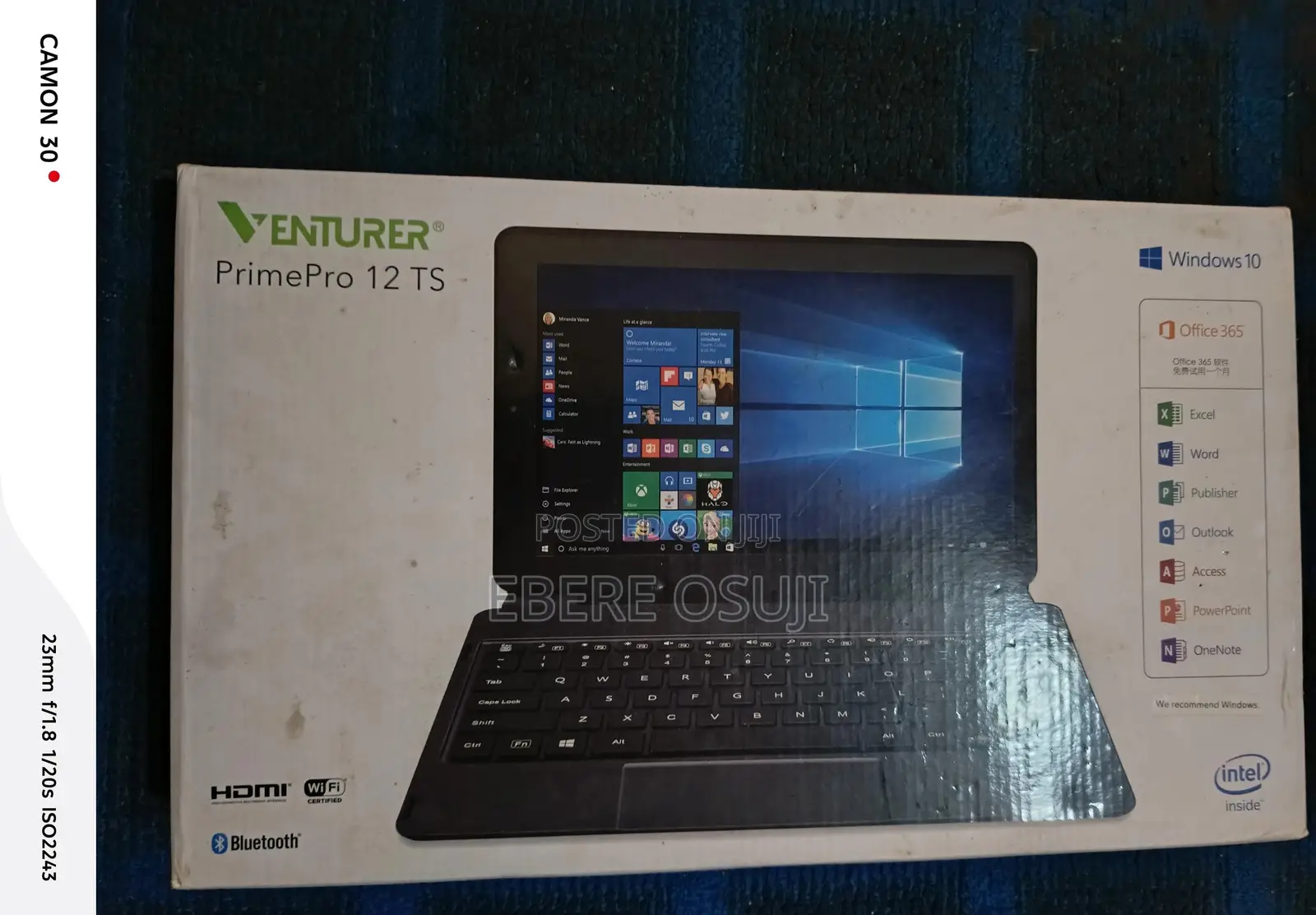 Laptop 4GB Intel Pentium SSD 60GB
