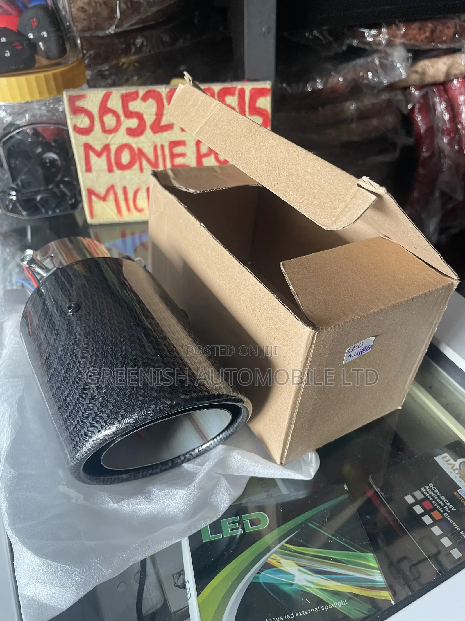 Led Light Exhaust Muffler
