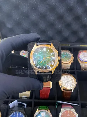 Cartier Leather Strap Wristwatches in 2 Colours.