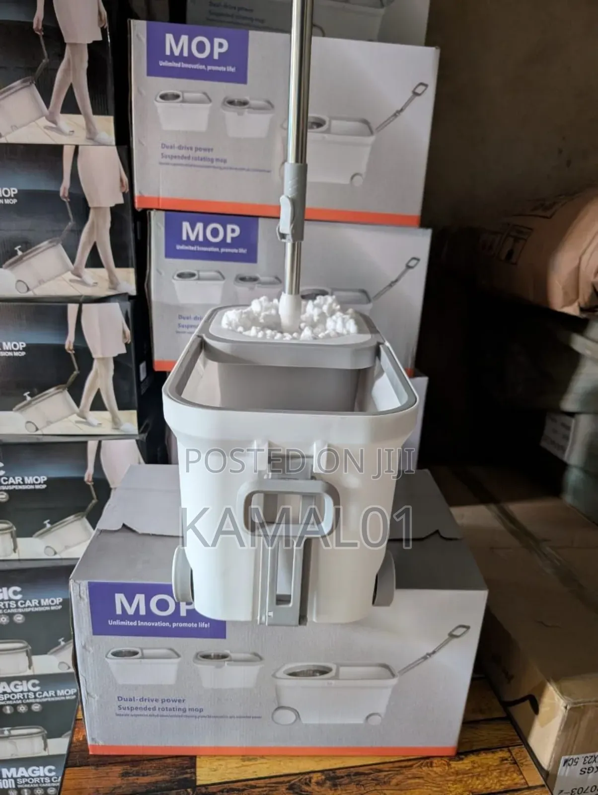 4 Tyre Quality Spin Mop