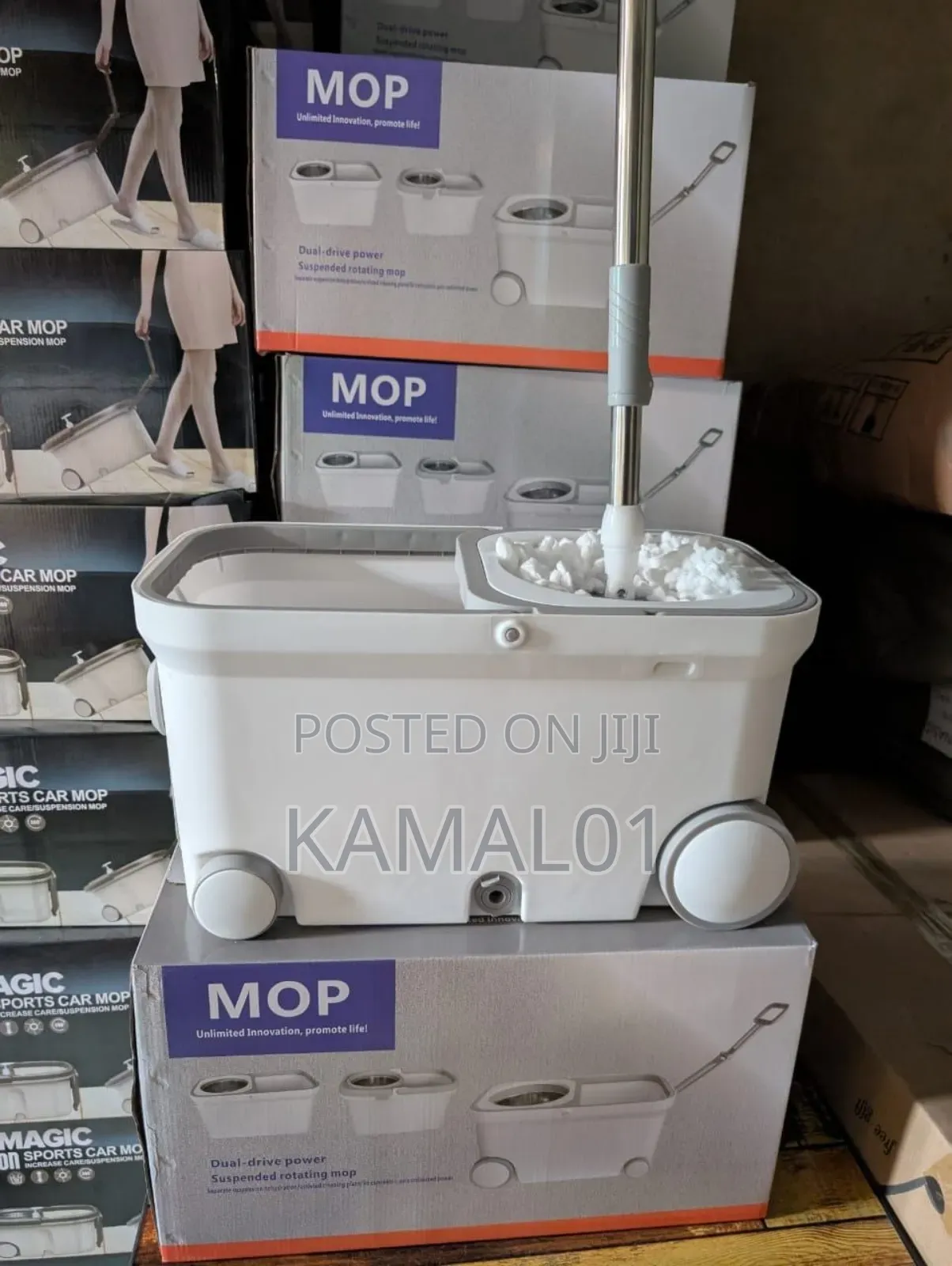 4 Tyre Quality Spin Mop