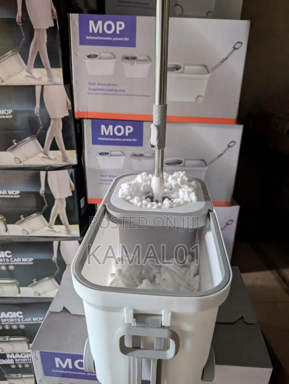 4 Tyre Quality Spin Mop