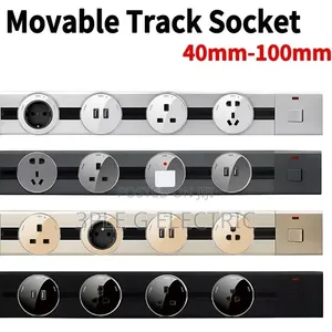 400mm to 100mm Track Socket Rail Available