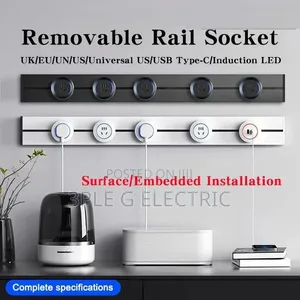 Removable Power Rail Socket