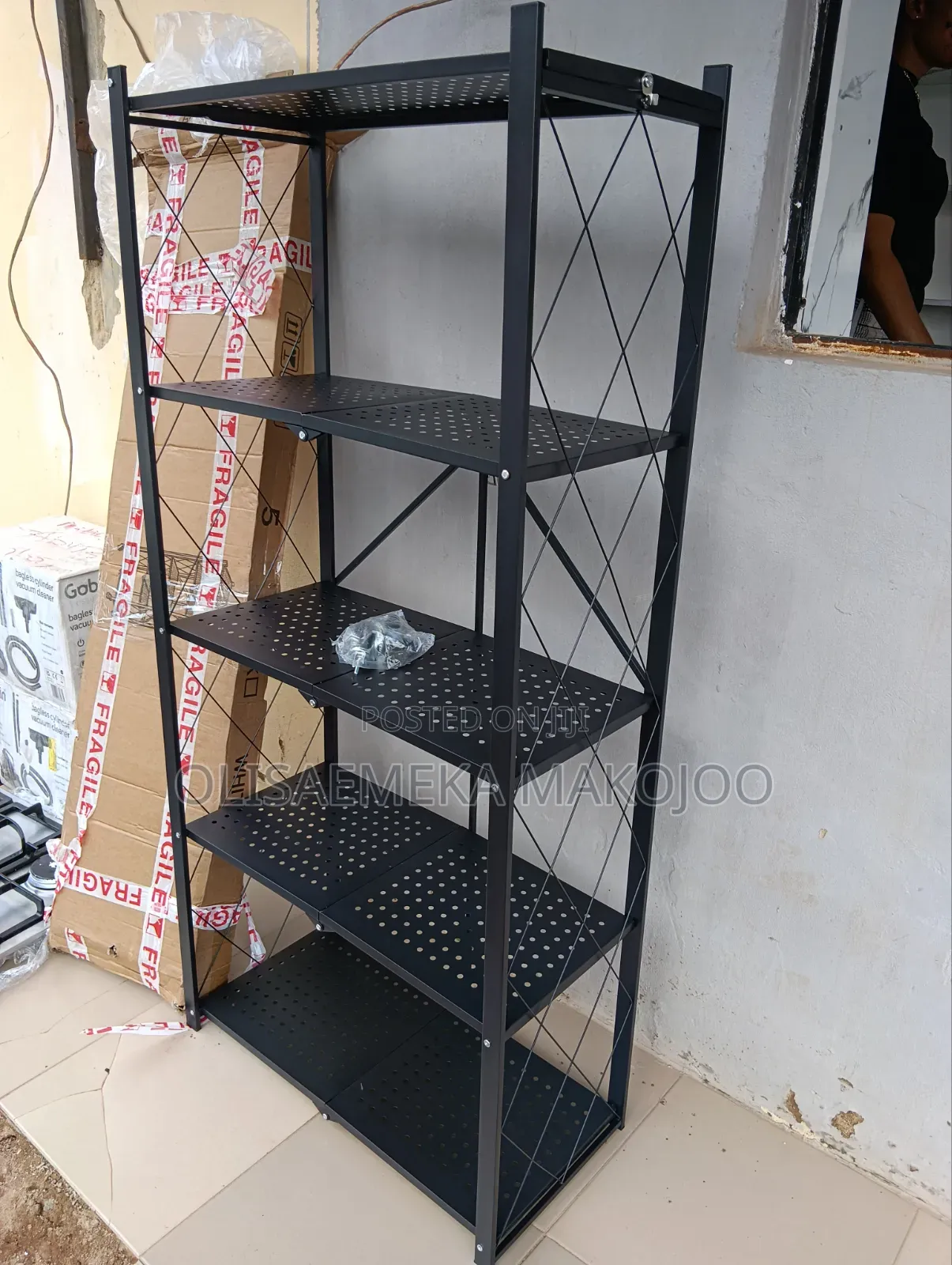 5ft Foldable Kitchen Rack