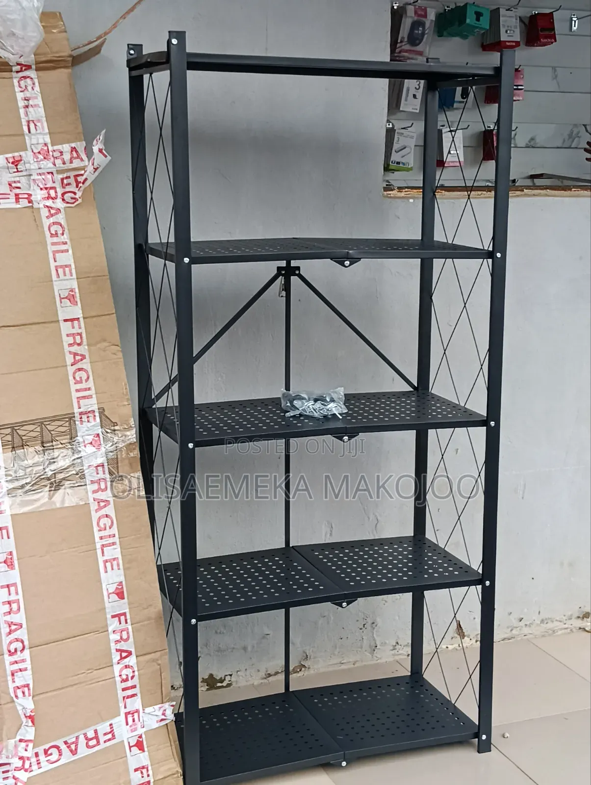 5ft Foldable Kitchen Rack
