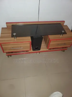 TV Shelf With Glass
