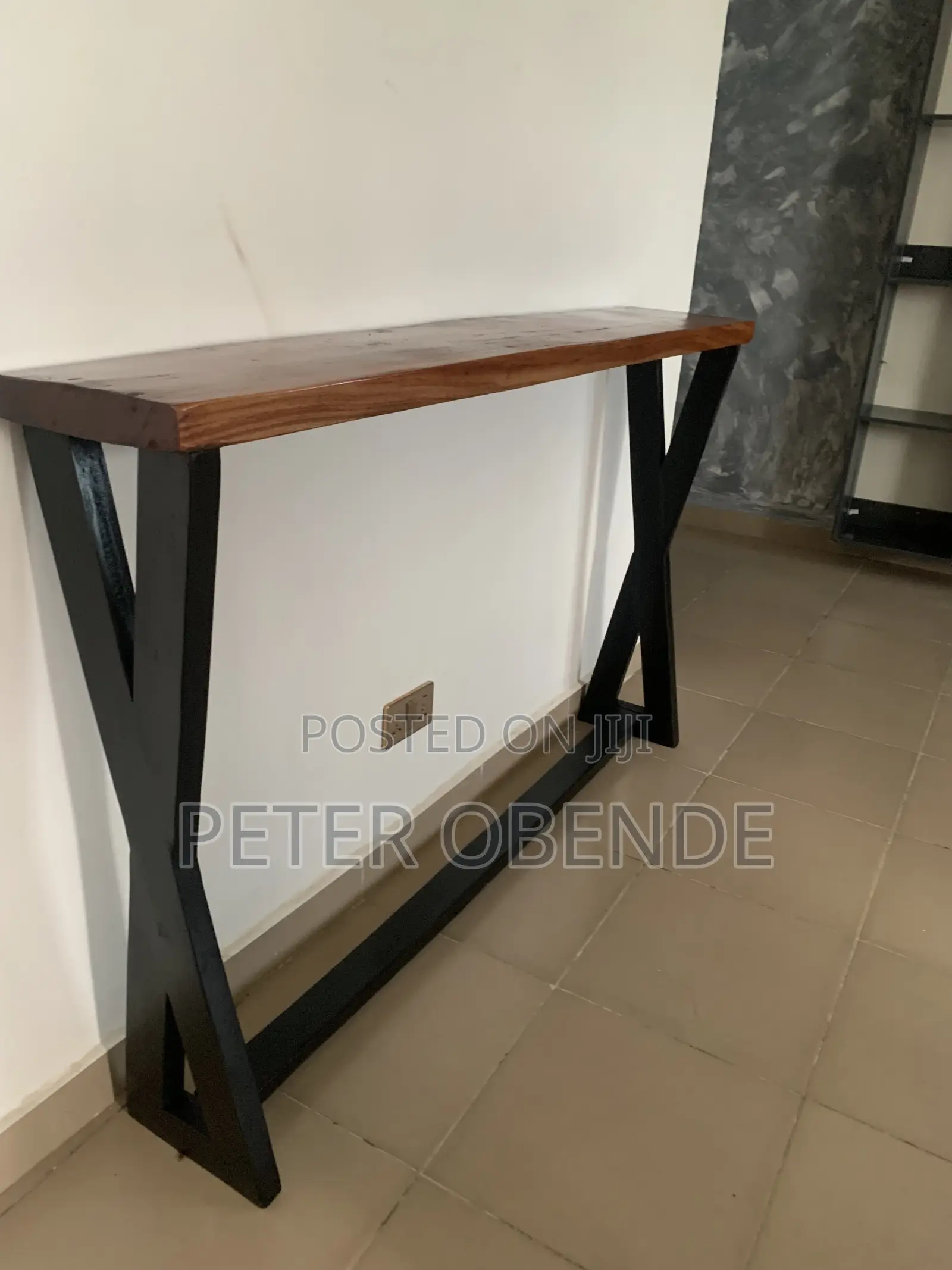 Modern Industrial Style Console Table