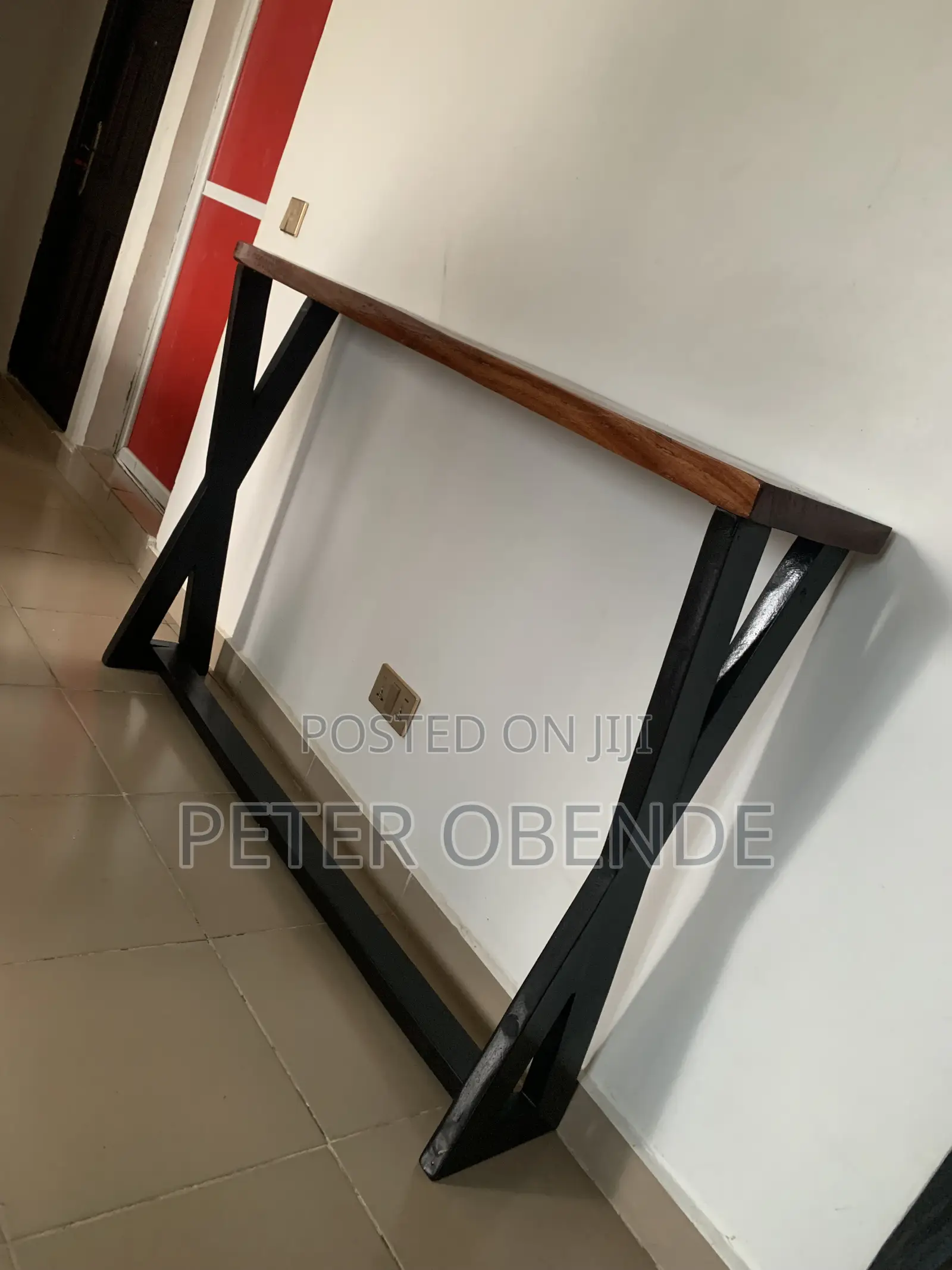 Modern Industrial Style Console Table