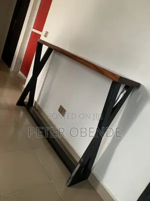 Modern Industrial Style Console Table