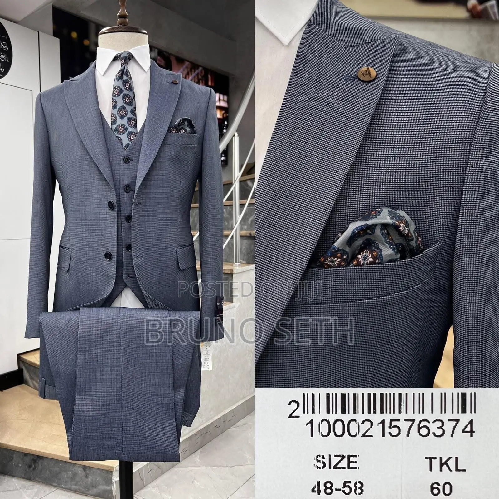 Quality Turkey 3 Piece Suit for Men