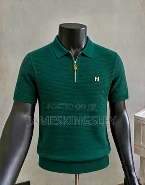Hermes Zipper Knit Polo