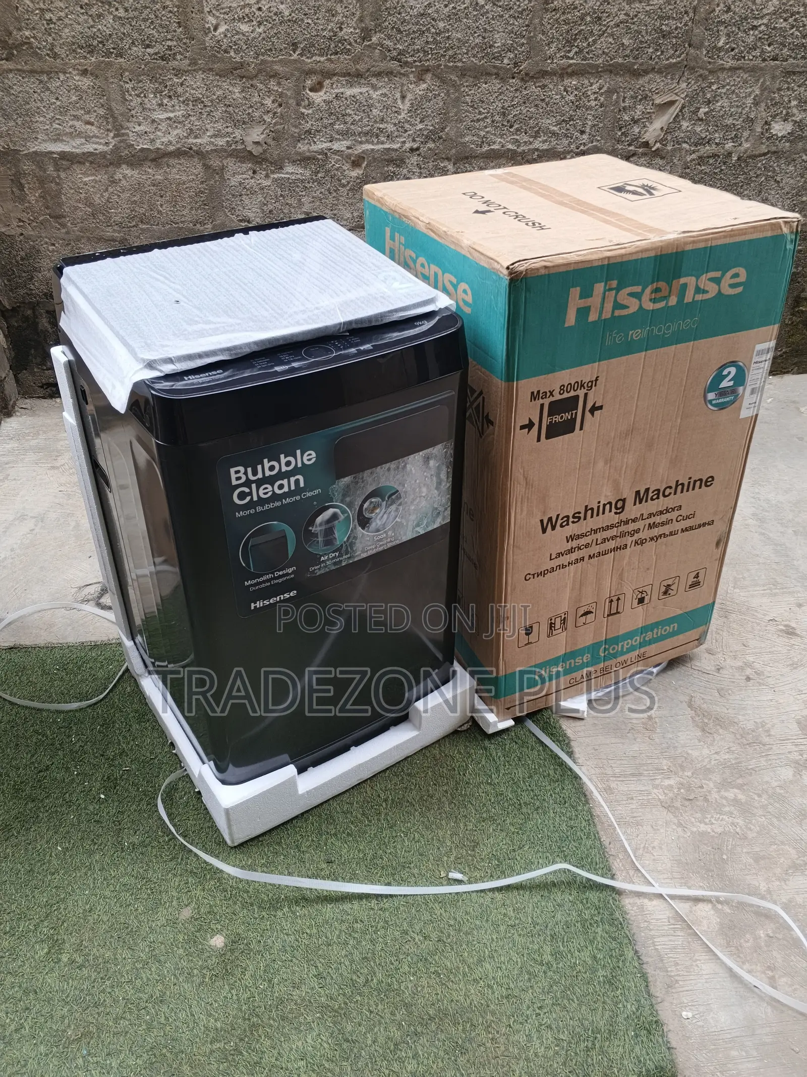 Hisense Top Loader Washer 9KG Model WT3K9022UB