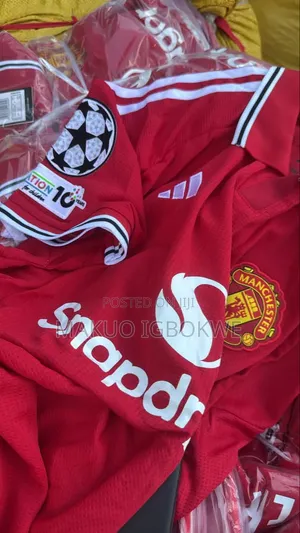 Available in SIZES Arsenal, ManU, ManCity and Madrid Jerseys