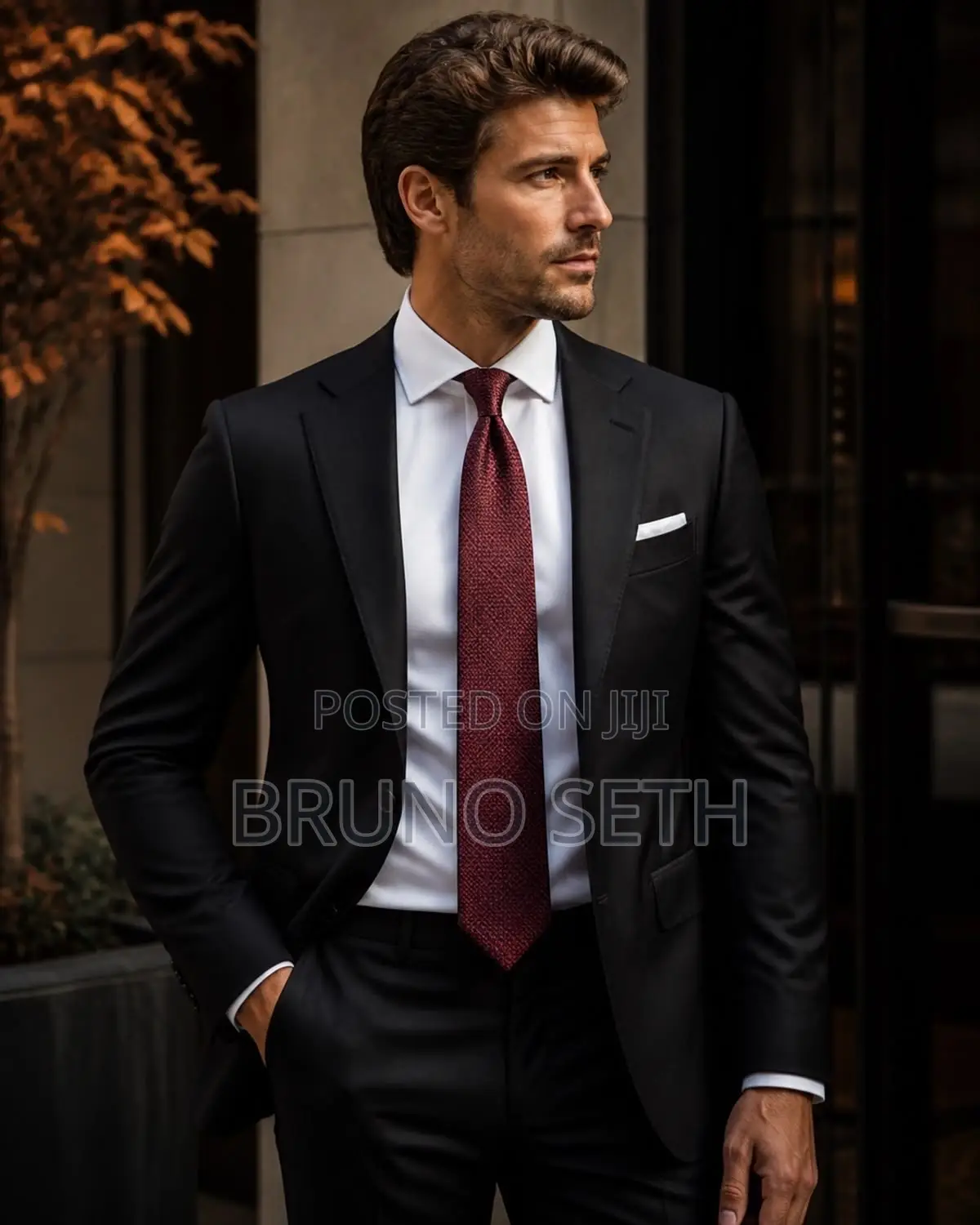 2 Piece Black Suit
