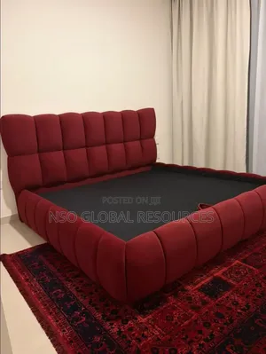 Well Designed Red Bedframe