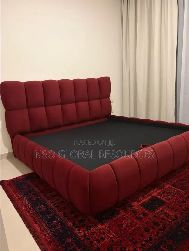 Well Designed Red Bedframe