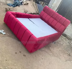 Well Designed Red Bedframe