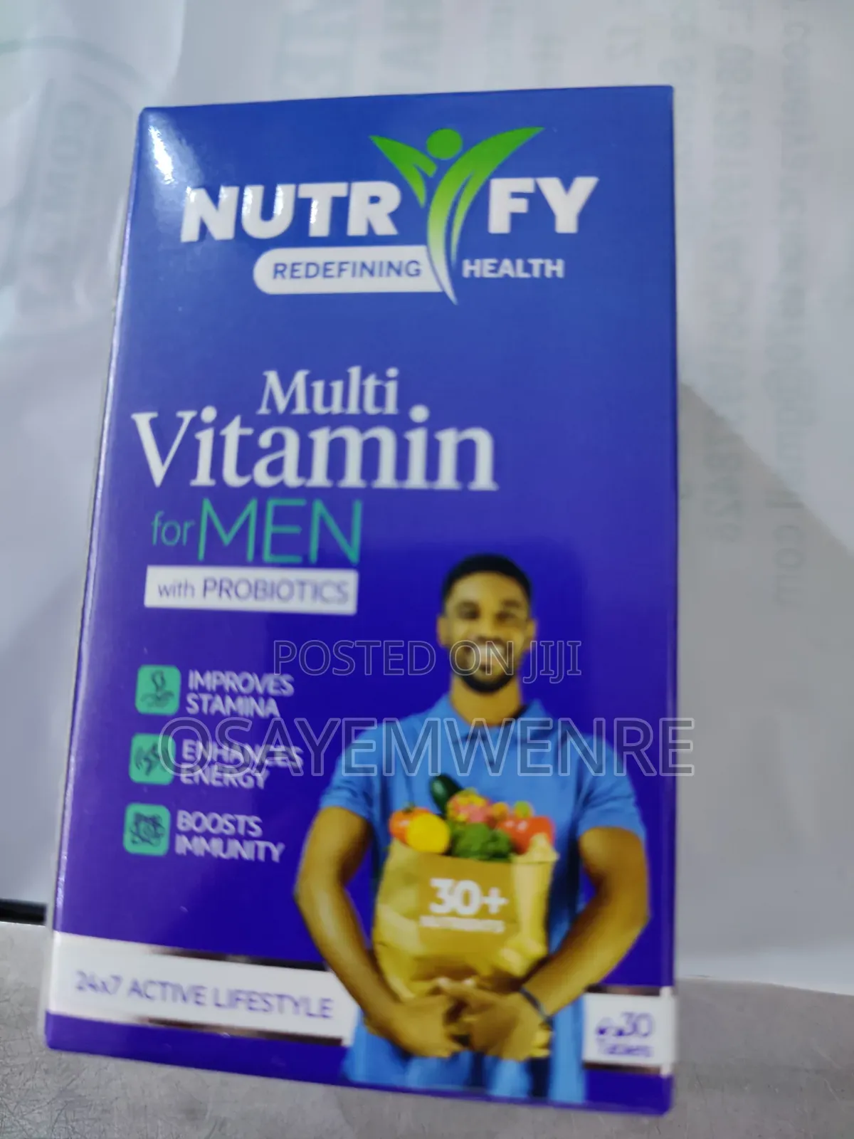 Nutrify Multivitamin for Men With Probiotics